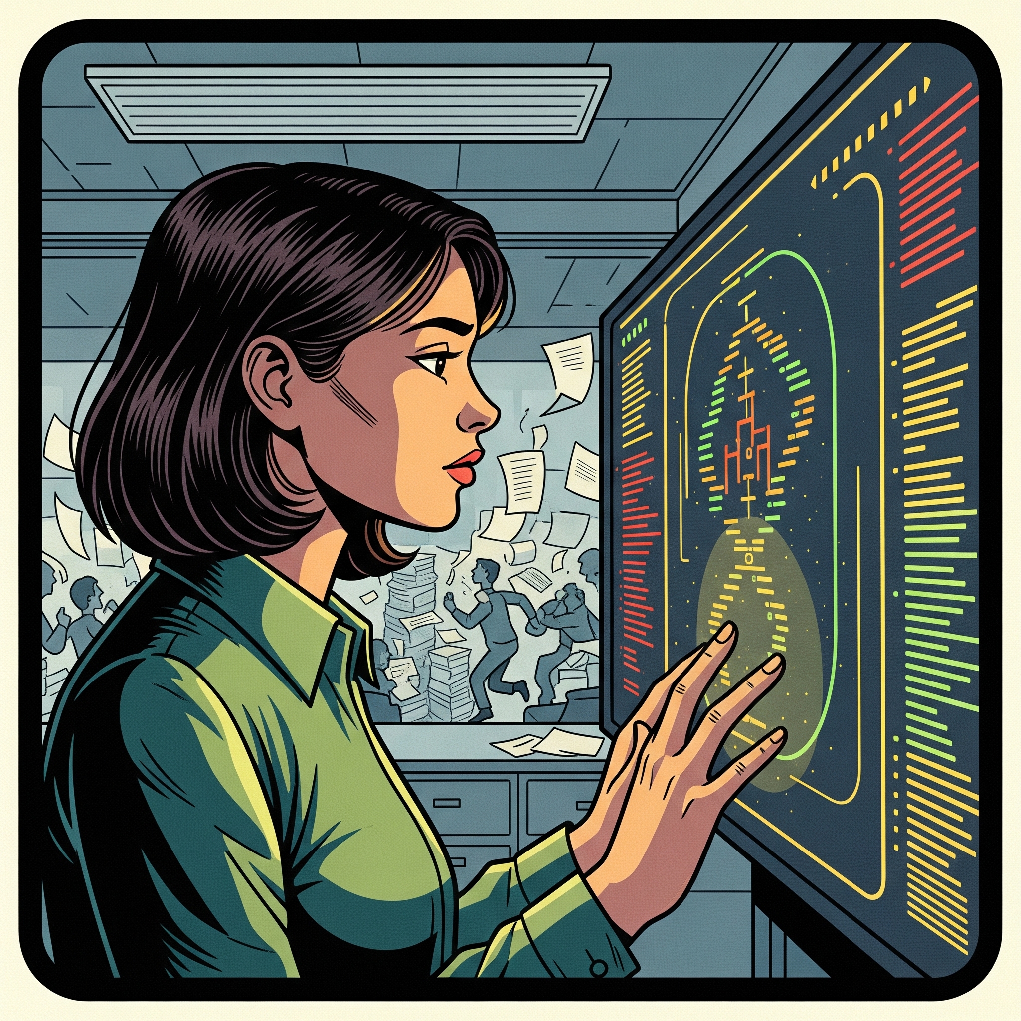 Falling in love with the algorithm, as interpreted by the AI algorithm